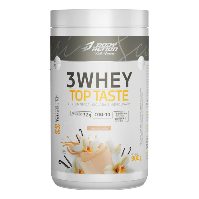 Whey 3w Top Taste 900g (concentrado-iso-hidro) - Bodyaction Whey 3w Top Taste 900g (concentrado-iso-hidro) - Bodyaction