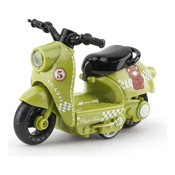 Juguete Para Niño, Simulación De Rebote, Aleación, Moto Styl