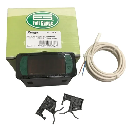 Controlador De Temperatura Mt-512e 2 Hp Full Gauge C/sensor