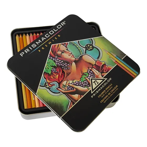 Creyones Prismacolor 72 U / Caja Metalica