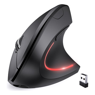 Ratón Vertical Inalámbrico Mouse 2.4g Recargable Ergonómico Ratón Vertical Inalámbrico Mouse 2.4g Recargable Ergonómico