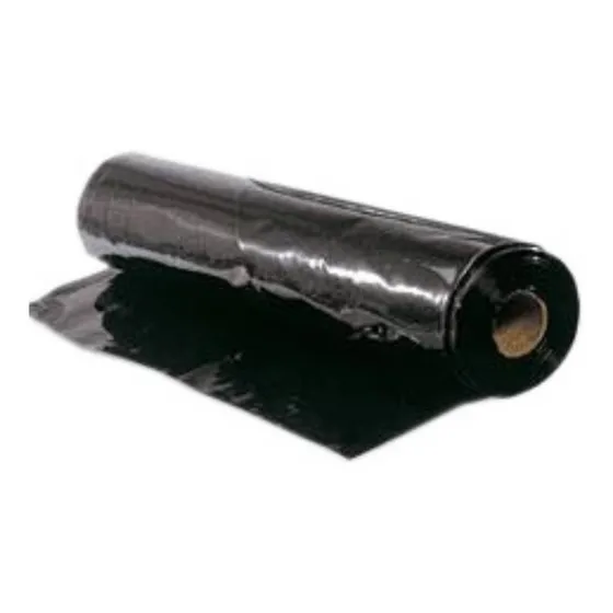 Nylon Polietileno Negro 200 Micrones Ancho 6 Mt.- Venta X Mt