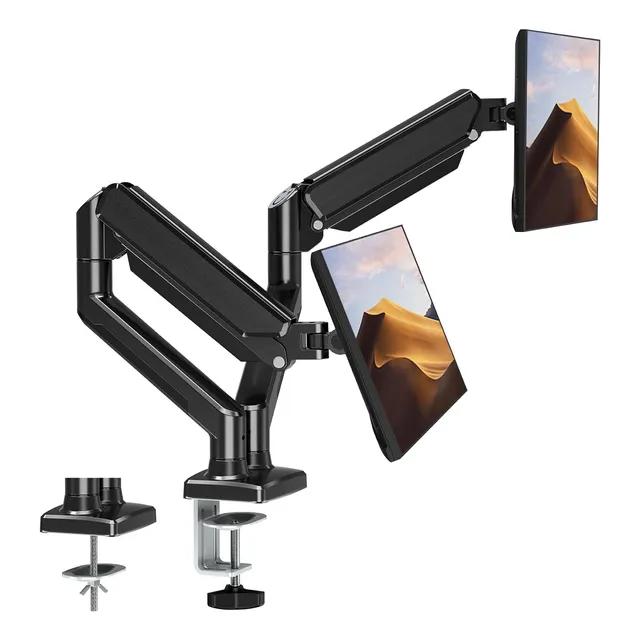 Soporte Ajustable Para 2 Monitor De Hasta 32 Pulgadas