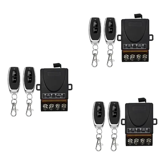 Mando A Distancia Inalámbrico Crystally-3x Ac220v 30a 1 Cana