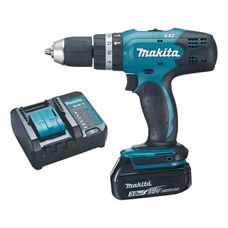 Parafusadeira Furadeira Impacto À Bateria Dhp453 Makita Cor Azul-turquesa