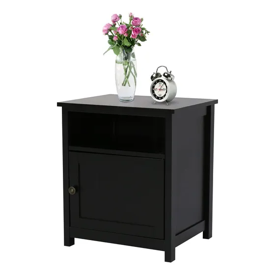 Mesa Auxiliar Para Dormitorio Decorativa Puerta Estante Sala