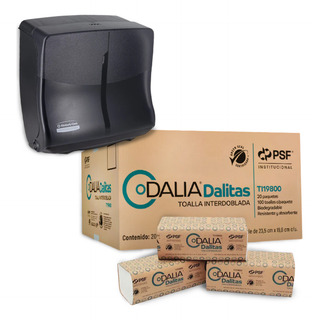 Despachador De Interdoblada + Caja De Toalla Tipo Sanitas Despachador De Interdoblada + Caja De Toalla Tipo Sanitas