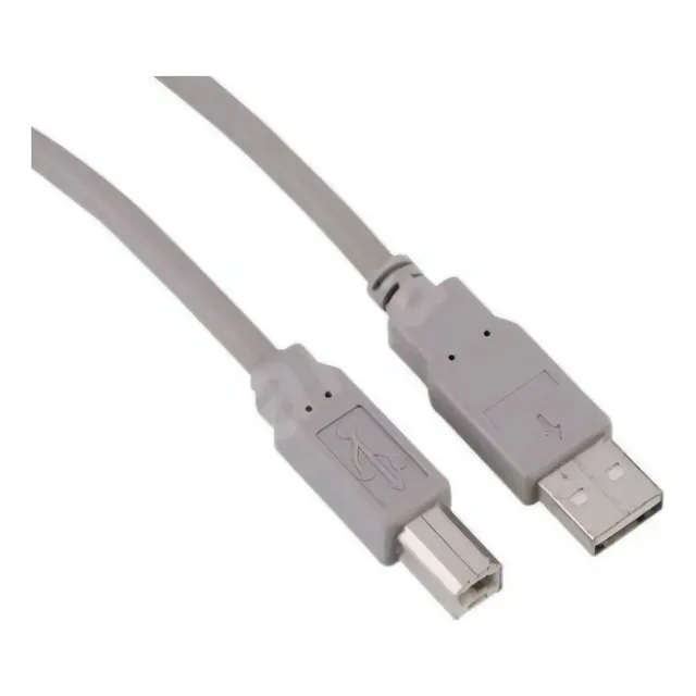 Cable Usb Impresora Manhattan A-b 3 Metros 317863 Color Gris