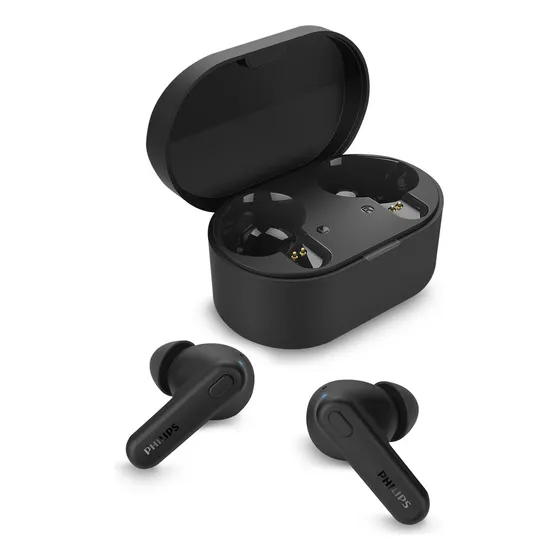 Fone De Ouvido Philips True Wireless Tat1108bk/00 color Preto