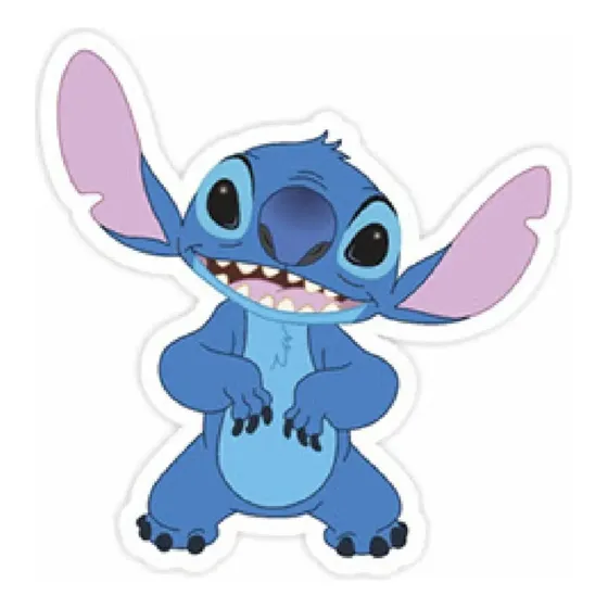 Apliques Termoadhesivos Sublimado Personaje Stitch X 6