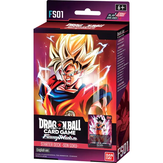 Dragon Ball Card Game Fusion World Fs01 Goku Idioma En 0