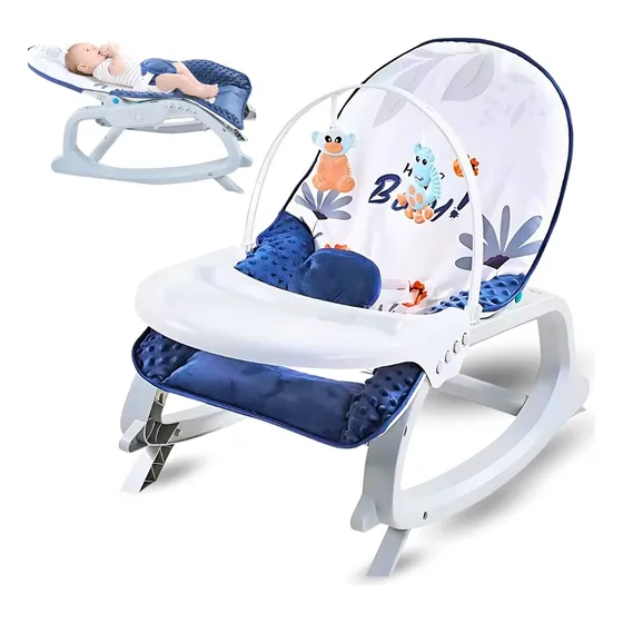 Silla Mecedora Rocker Para Bebes 3 En 1 De Bebe Hasta Niño