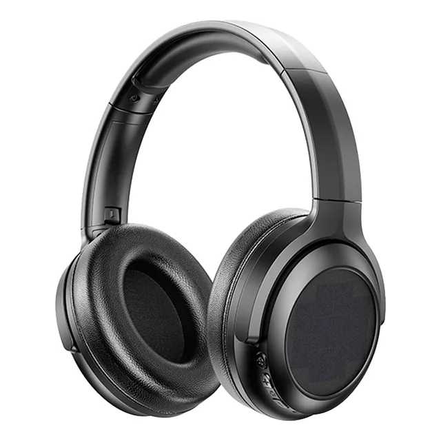 Audífonos De Diadema Inalámbricos Con Energía Solar M1 Wk Color Negro