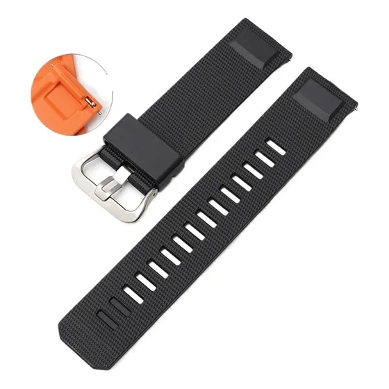 Para Fit For Casio Protrek Prw-6900 Correa De Silicona 23mm