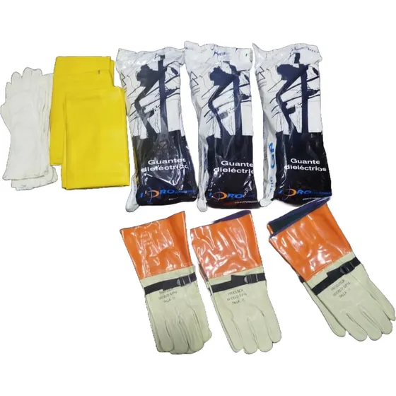 Guantes Dieléctricos Clase 4 (alta - Baja) 36000/45000v