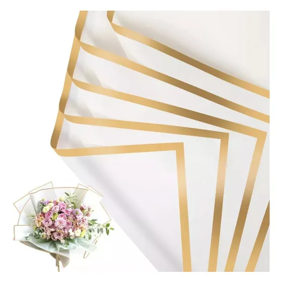 Papel Coreano 20 Pliegos Para Arreglos De Flores, Regalos