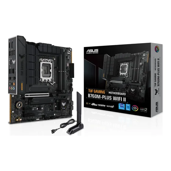 Placa Base Tuf Gaming B760m-plus Wifi Ii Intel B760 Matx Asus Black