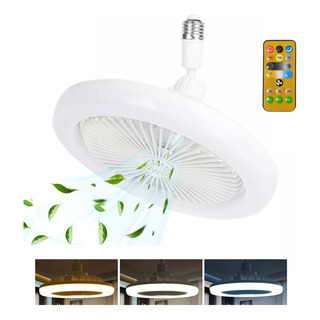 Ventilador Foco De Techo Led Con Control Remoto Led Luz 50w Ventilador Foco De Techo Led Con Control Remoto Led Luz 50w