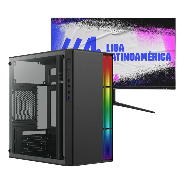 Pc Gamer + Monitor 27 Ryzen 7 5700g Ram 16 Gb Ssd 500 Gb