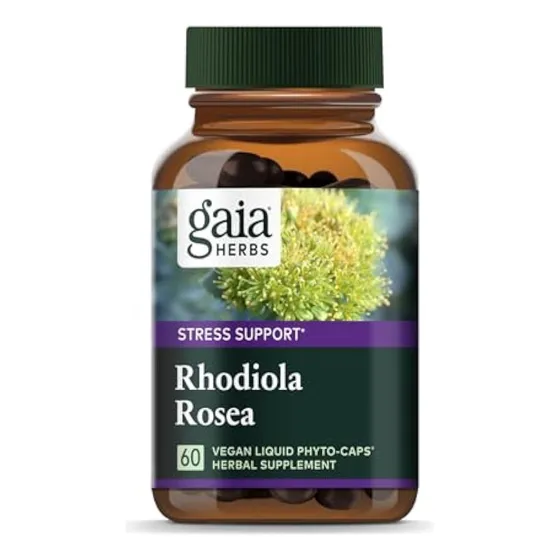 Gaia Herbs Rhodiola Rosea - Ayuda Contra El Estrés