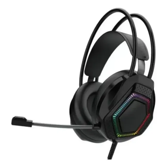 Audífonos Gamer Con Micrófono Led Rgb Vhex