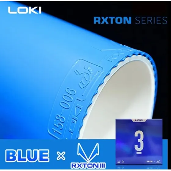 Gomas De Tenis De Mesa Loki Rxton Iii Azul (2.1mm)