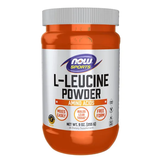 La L-leucina En Polvo De Supplement Now Foods, 266 Ml, Forta