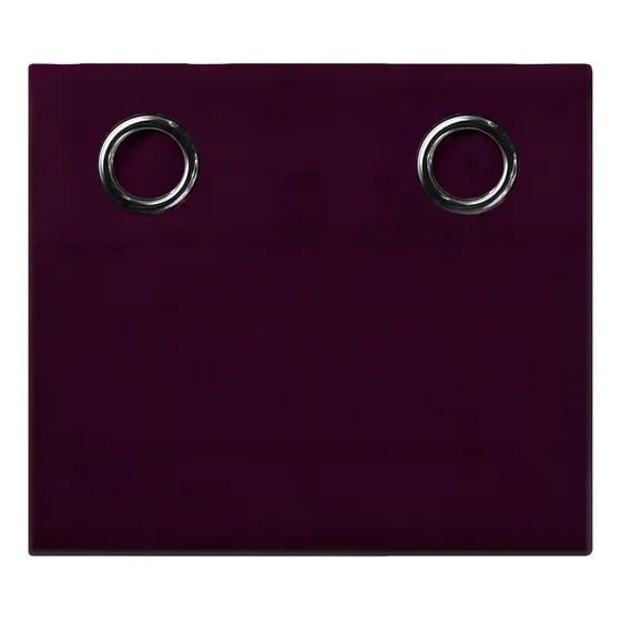 Cortinas Blackout Zantelo Térmico Largas Lisa Opaca 95% Bloqueo Luz Color Uva