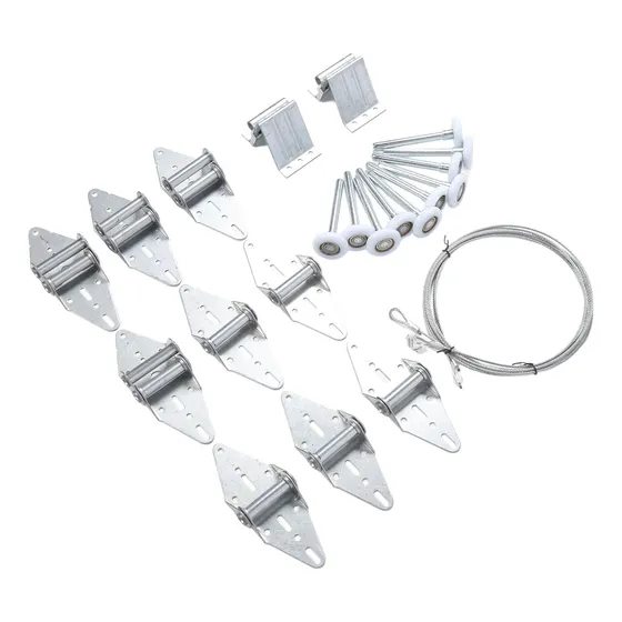 Kit De Ajuste De Herrajes Para Puertas De Garaje, Acero Inox
