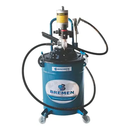 Bomba Propulsora Pneumática Para Graxa 20kg Bremen 8596
