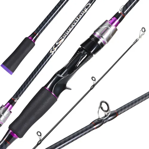 Vara p/ carretilha em carbono im7 hyper pro 1,68m 8-17lbs Albatroz