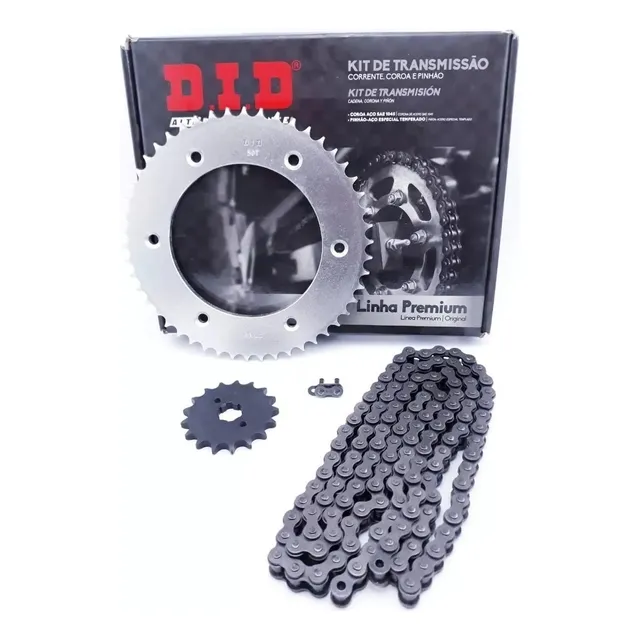 Kit Transmision Did Honda Bross Xr 125 L 17/50 Brasil En Fas
