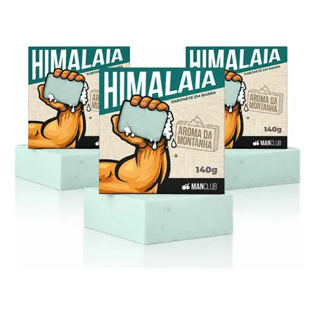 Kit 3 Sabonetes Himalaia | Manclub | Aroma Da Montanha