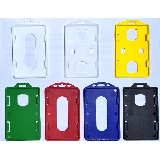 Portacarnet Credencial Vertical Lanyard Colores Pack X100