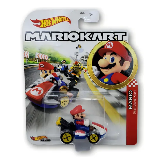 Mario Kart Hotwheels Mario Bross Azul