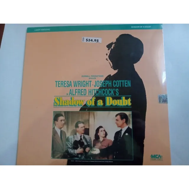Película Laserdisc Alfred Hitchcock Shadow Of A Doubt