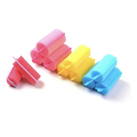 12 Rollos De Esponja De Espuma Para El Pelo, Rizadores 48 Mm