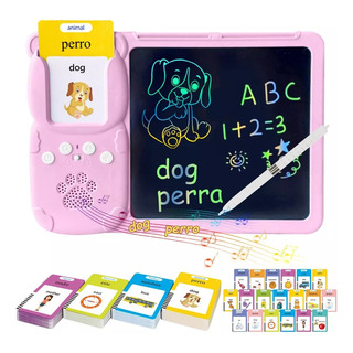 Juguete Pizarra Mágica Lcd Tarjetas Flash Español 510palabra Juguete Pizarra Mágica Lcd Tarjetas Flash Español 510palabra