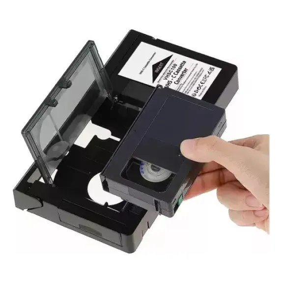 Para Adaptador De Casete Vhs-c For Cámaras De Vídeo Vhs-c