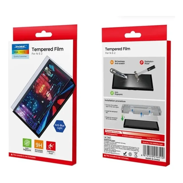 Vidrio Templado Para Nintendo Switch 2 Dobe