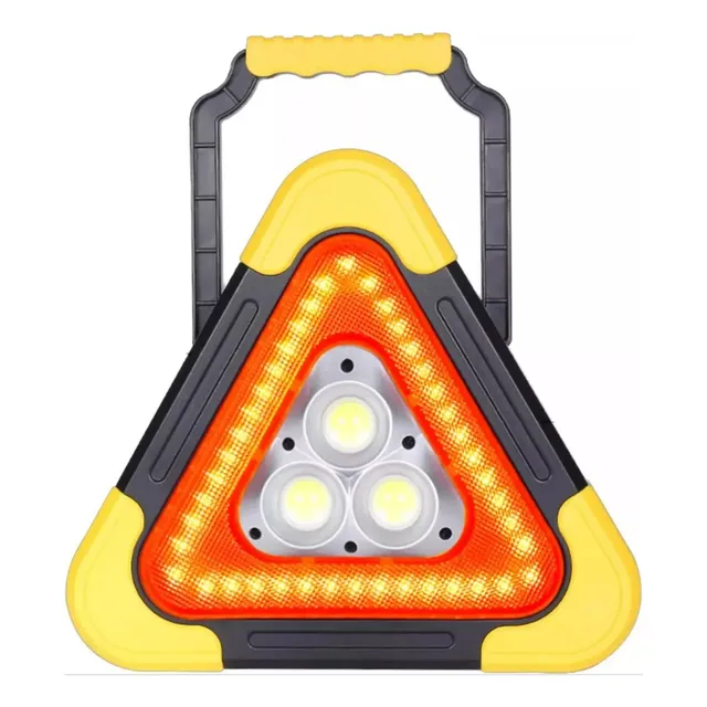 Triangulo Seguridad Led Solar Luces Emergencia Led Auto 