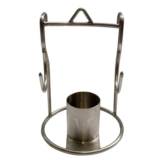 Ahumador Accesorio Para Pollo Para Asador Tipo Barril 15 Cm
