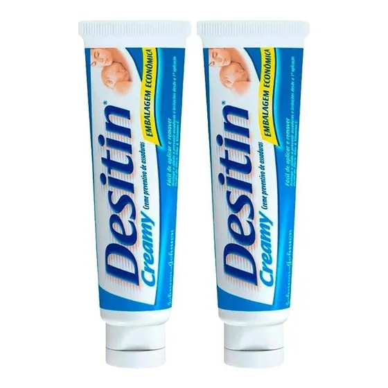 Kit Com 2 Cremes Preventivo De Assaduras Desitin Creamy 113g