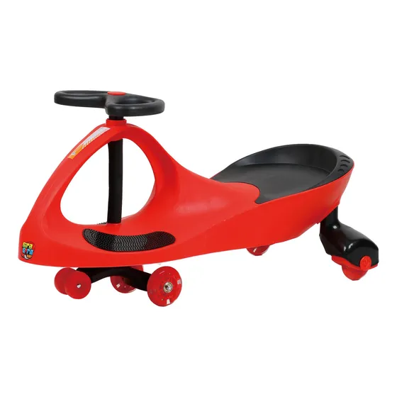 Carrinho Gira Gira Car Candy Com Luz Nas Rodas Cor Vermelho