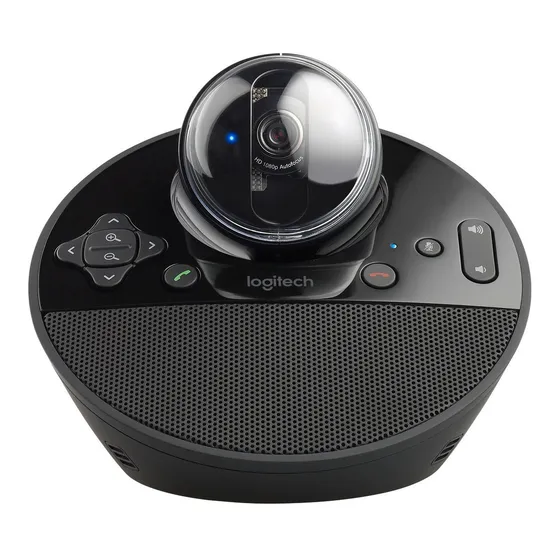 Câmera web Logitech BCC950 Full HD 30FPS cor preto