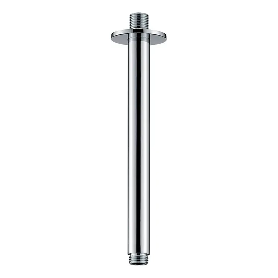 Tubo Ducha Regadera De Techo Quality Metal Satinado 30 Cm
