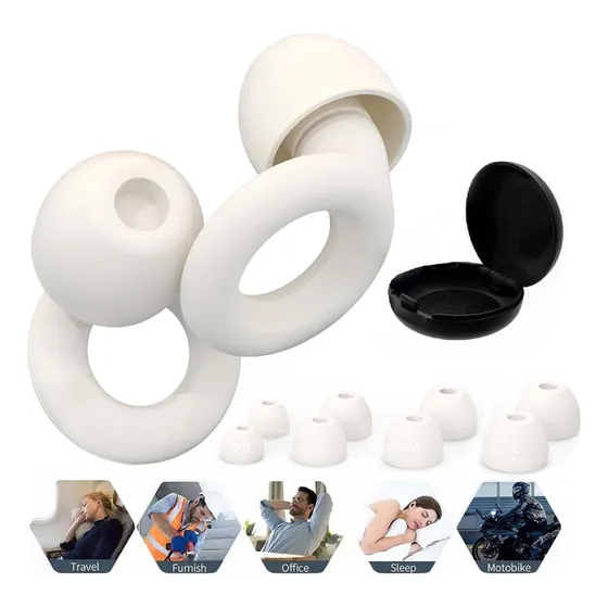Auriculares Antirruido De Silicona Ultra Suaves