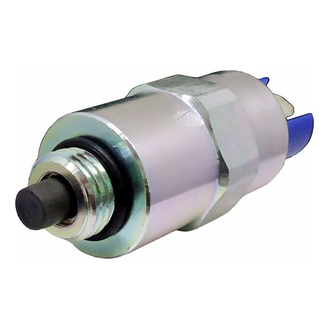Solenoide Corte Combustible 12 Volts Ficha Doble