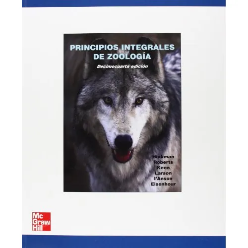 Libro Principios Integrales De Zoología De Cleveland P Hickm