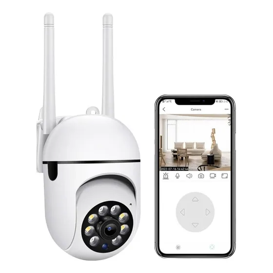 Cámara Wifi De Seguridad Robótica Dos Antenas 360º